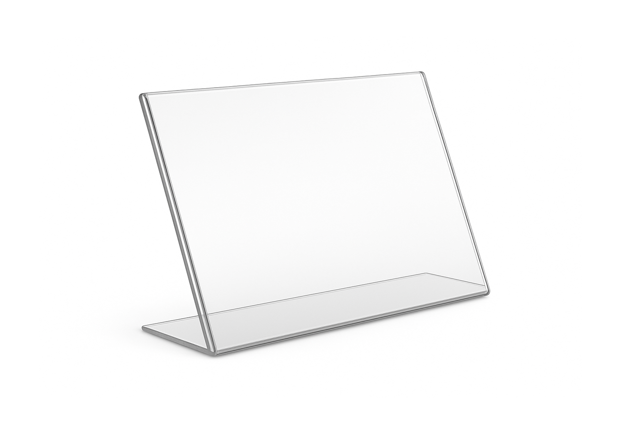 L Tipi Yatay Pleksi Föylük | Konya Pleksi ve Mika Ürünleri | Pleksiglas, Endüstriyel Etiket, Mühendislik Plastikleri, Kesim & Baskı Hizmetleri | Konya Mika Pleksiglas Çözümleri Pleksigalass, Teşhir Ekipmanları, Pleksi Standlar, Display Ürünler, Yönlendirme Ürünler, Makina Kapakları, Hobi-Özel Tasarım Ürünler, Polikarbon, Endüstriyel Etiket, Pleksi (Mika) Endüstriyel Etiket, Pcv (Lexsan Pp) Endüstriyel Etiket, Aluminyum Endüstriyel Etiket, Lazer Markalama Endüstriyel Etiket, Sticker Endüstriyel Etiket, Mühendislik Plastikleri, Fiber, Polyamid, Polietilen, Teflon, Kesim ve Baskı Hizmetleri, Solvent Baskı, Uv Baskı, Lazer Kesim, Cnc Router