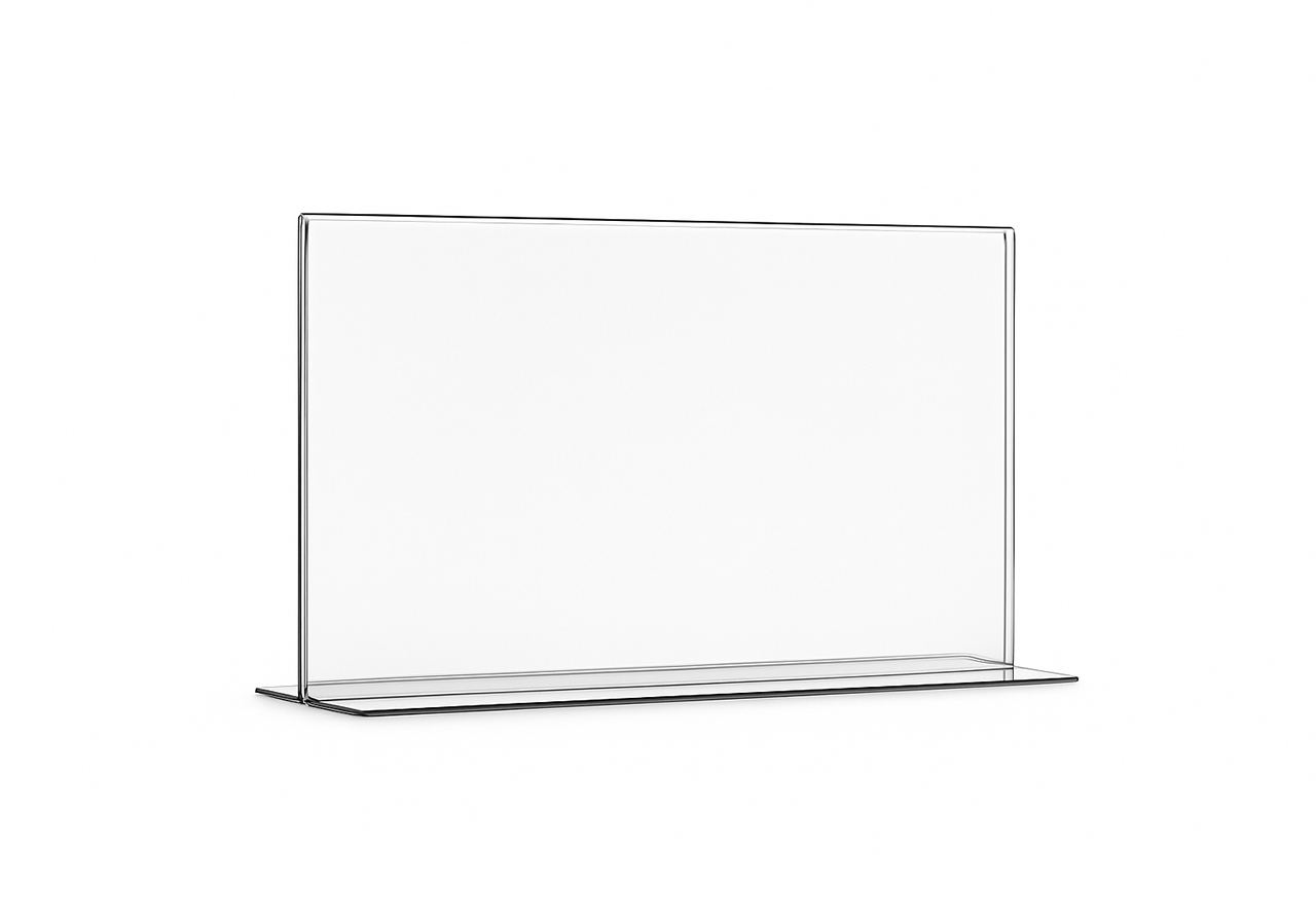 T Tipi Yatay Pleksi Föylük | Konya Pleksi ve Mika Ürünleri | Pleksiglas, Endüstriyel Etiket, Mühendislik Plastikleri, Kesim & Baskı Hizmetleri | Konya Mika Pleksiglas Çözümleri Pleksigalass, Teşhir Ekipmanları, Pleksi Standlar, Display Ürünler, Yönlendirme Ürünler, Makina Kapakları, Hobi-Özel Tasarım Ürünler, Polikarbon, Endüstriyel Etiket, Pleksi (Mika) Endüstriyel Etiket, Pcv (Lexsan Pp) Endüstriyel Etiket, Aluminyum Endüstriyel Etiket, Lazer Markalama Endüstriyel Etiket, Sticker Endüstriyel Etiket, Mühendislik Plastikleri, Fiber, Polyamid, Polietilen, Teflon, Kesim ve Baskı Hizmetleri, Solvent Baskı, Uv Baskı, Lazer Kesim, Cnc Router